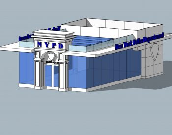 NYPD Times Square rendering