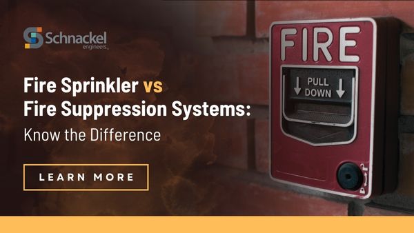fire sprinkler vs fire suppression systems
